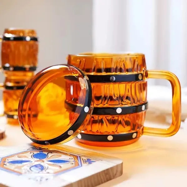 16oz Pirate Barrel Beer Mug