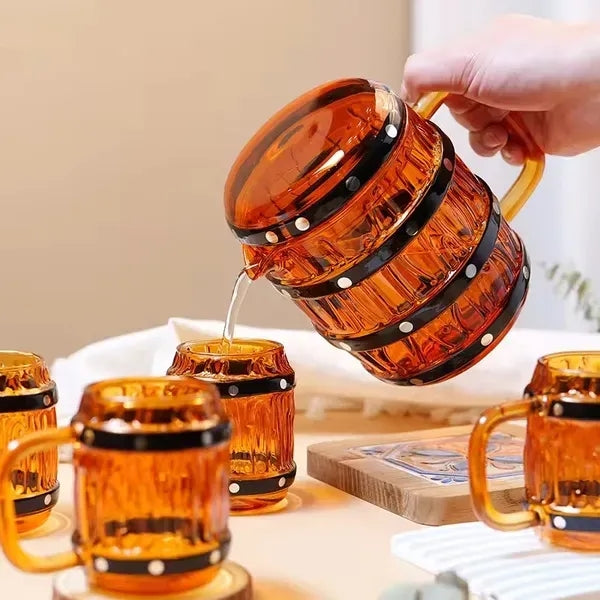 16oz Pirate Barrel Beer Mug