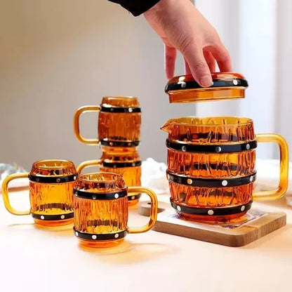 16oz Pirate Barrel Beer Mug