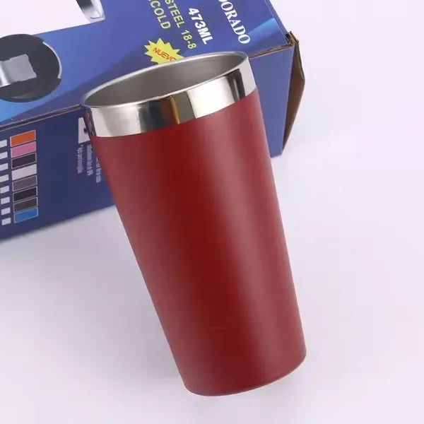 16oz The Stacking Beer Pint Matte Black
