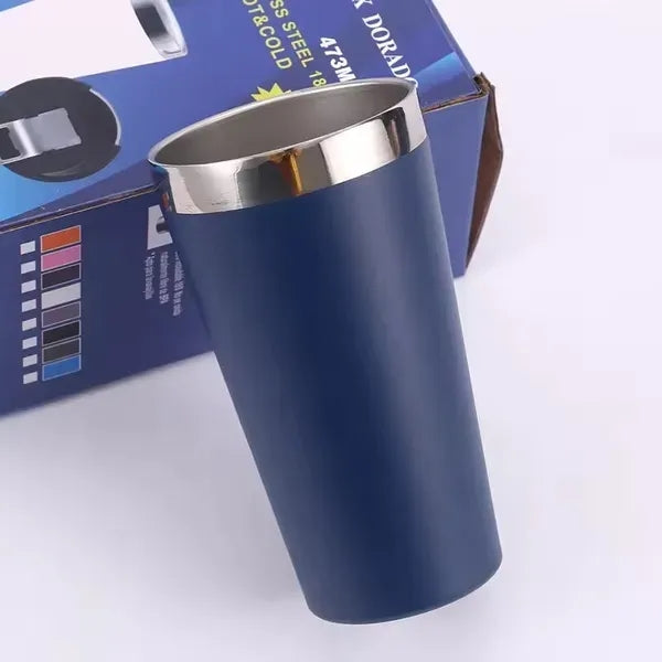16oz The Stacking Beer Pint Matte Black