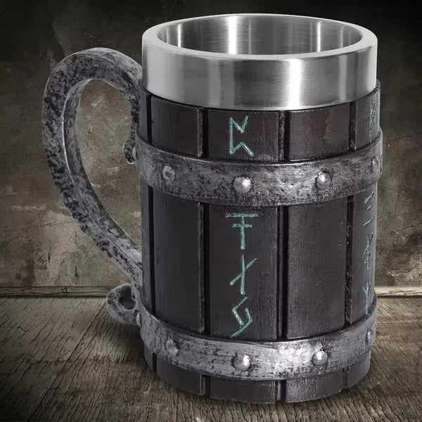 Nordic Viking Rune Beer Mug