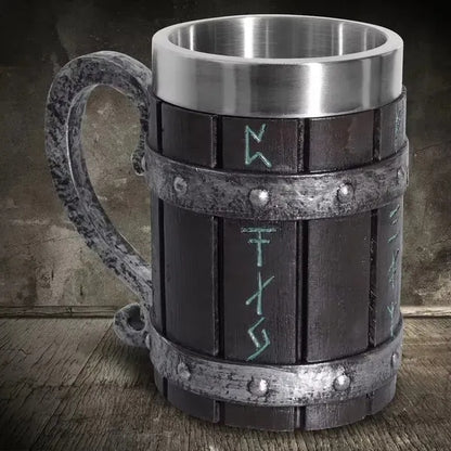 Nordic Viking Rune Beer Mug