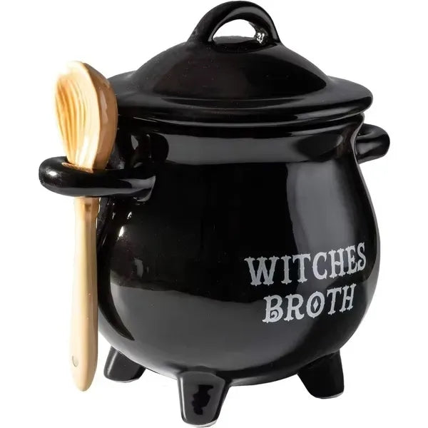 Witches Broth Cauldron Ceramic Bowl