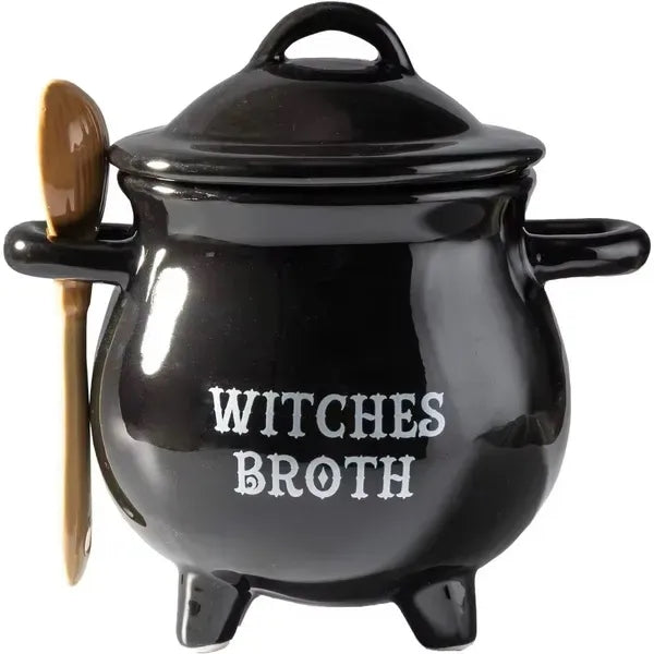Witches Broth Cauldron Ceramic Bowl