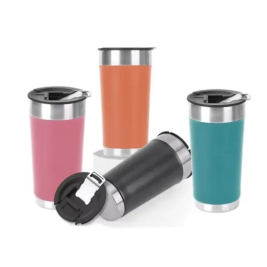 16 Oz Tumbler With Lids And Straws