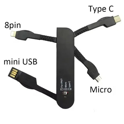 Pocket Knife 4 In 1 Micro Usb Charging Cable