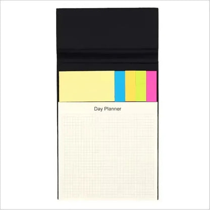 Business Notebook With Sticky Colored Notes
