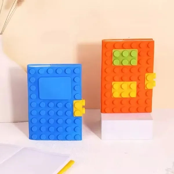 Silicone Cover Building Block Notebook