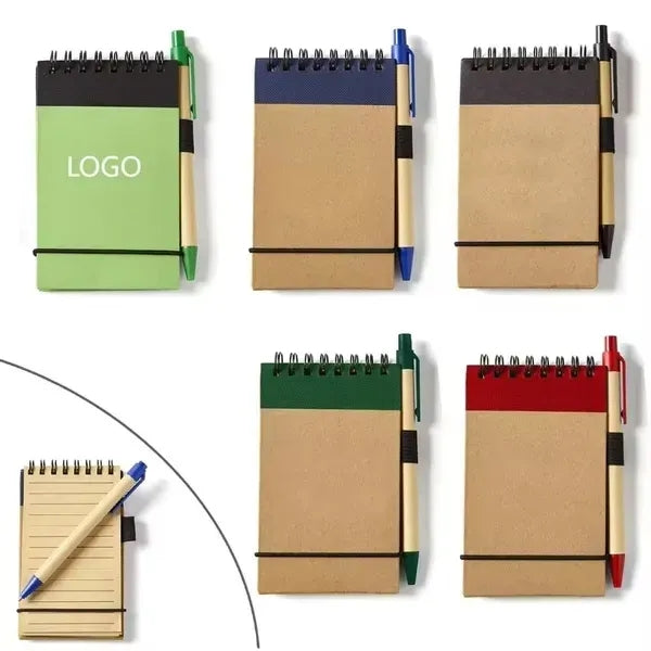 Recycled Jotter Notepad With Paper Pen