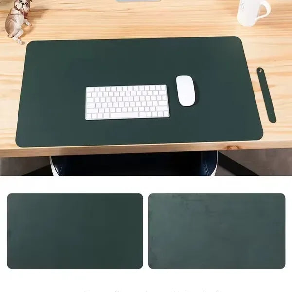 Dual-Sided Leather Desk Pad