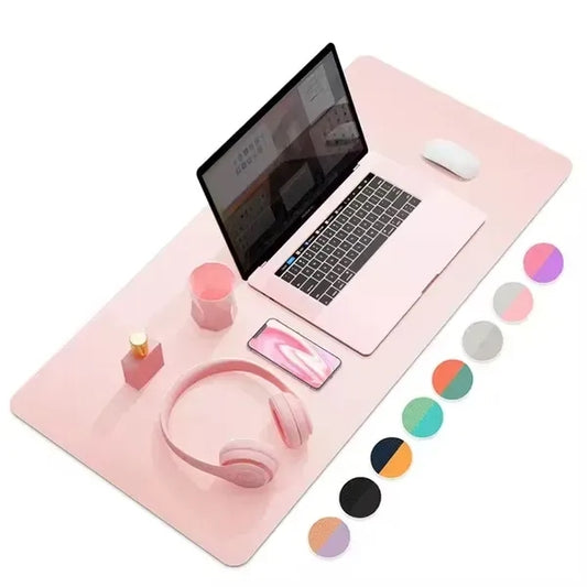 Dual-Sided Leather Desk Pad