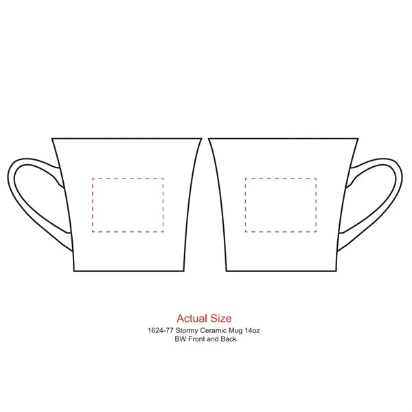 Stormy Ceramic Mug 12oz