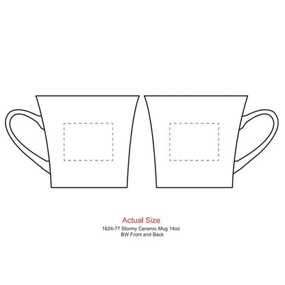 Stormy Ceramic Mug 12oz