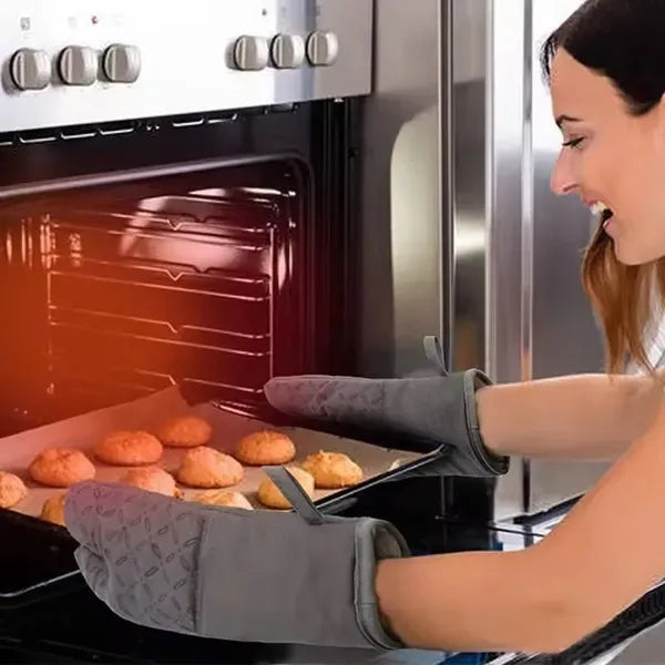 Silicone Oven Mitts Insulation Gloves Pot Holder
