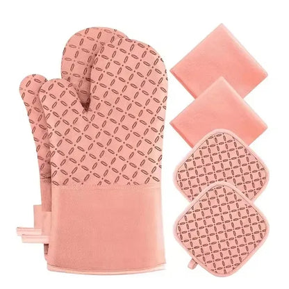 Silicone Oven Mitts Insulation Gloves Pot Holder