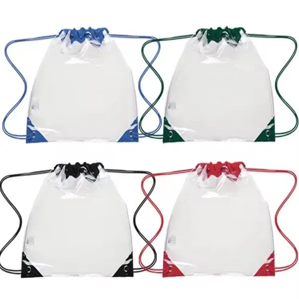 Clear Stadium Drawstring Backpack