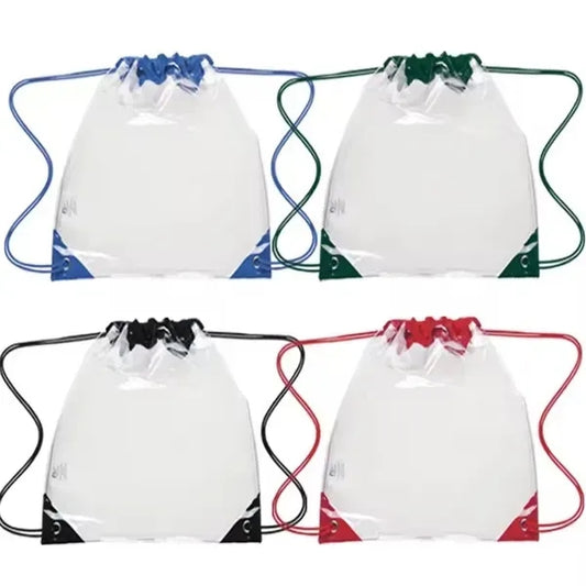 Clear Stadium Drawstring Backpack
