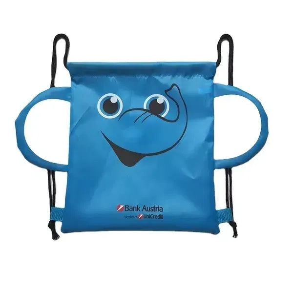 Cartoon Zoo Animal Drawstring Bags