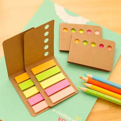 Kraft Sticky Memo Notebook