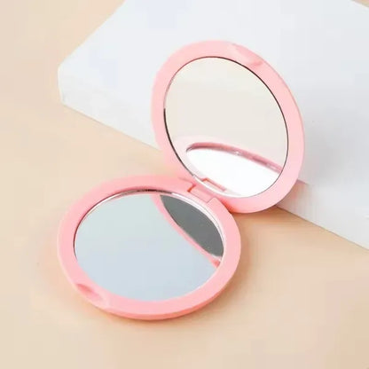 Round Folding Compact Mirror
