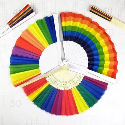 Folding Fabric Hand Fan
