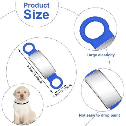 Silicone Dog Id Tag
