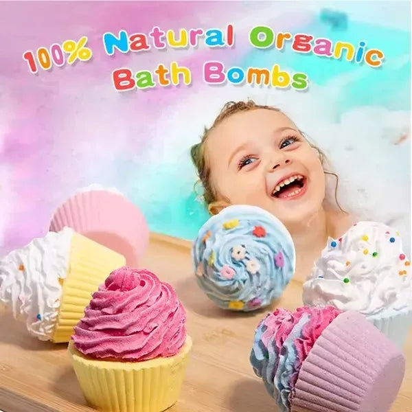 Handmade 6-Pack Shower Bombs with Essential Oils