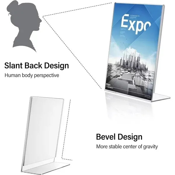 Double Frame Sign Holder 8.5"x11"