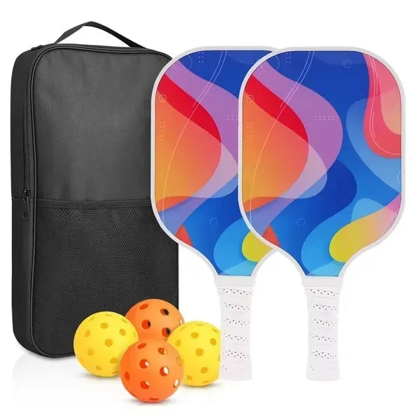 Wood Pickleball Paddles Set