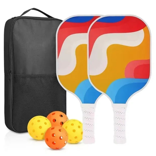 Wood Pickleball Paddles Set