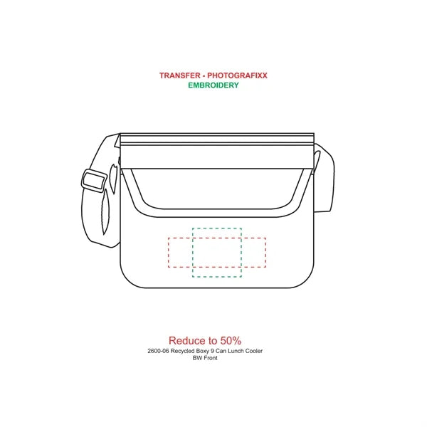 Recycled Boxy 9 Can Lunch Cooler