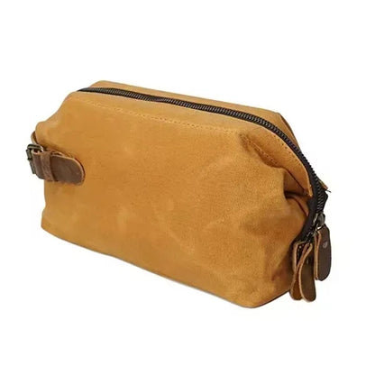 Waxed Canvas Toiletry Bag