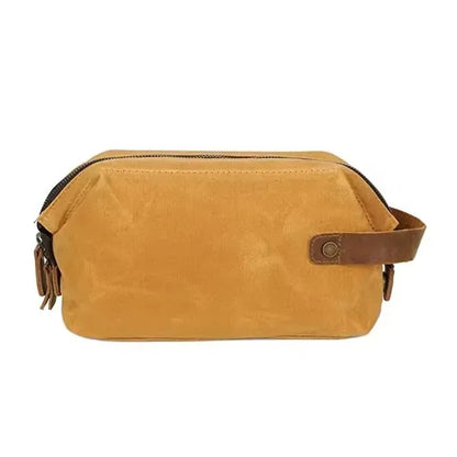 Waxed Canvas Toiletry Bag