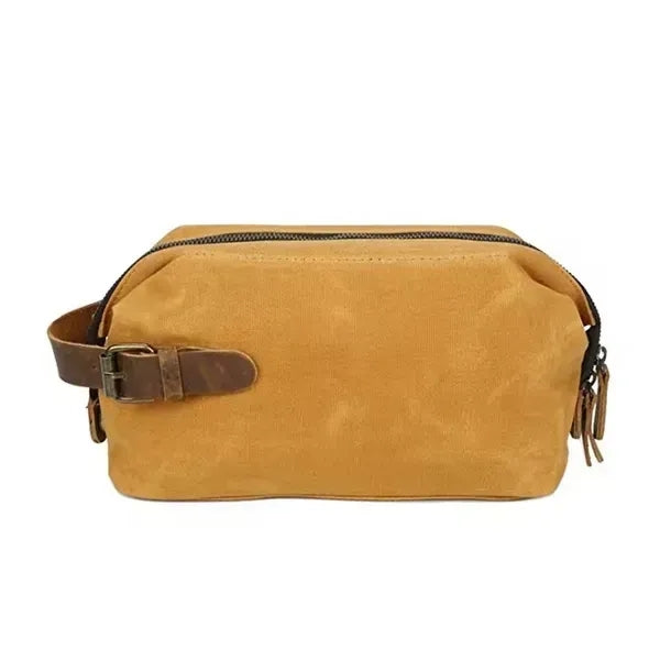 Waxed Canvas Toiletry Bag