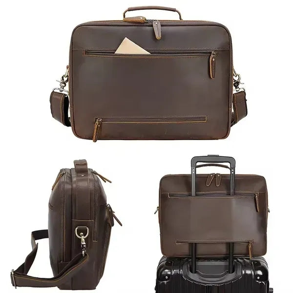 Genuine Leather Laptop Messenger Sleeves