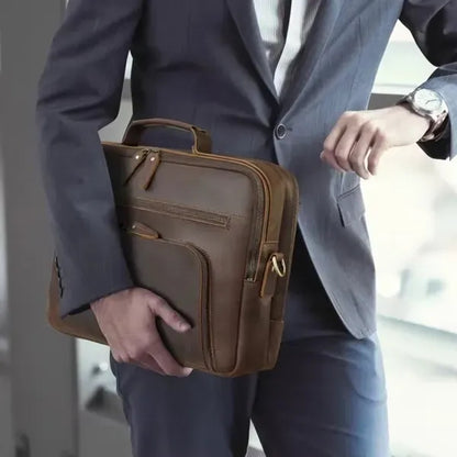 Genuine Leather Laptop Messenger Sleeves