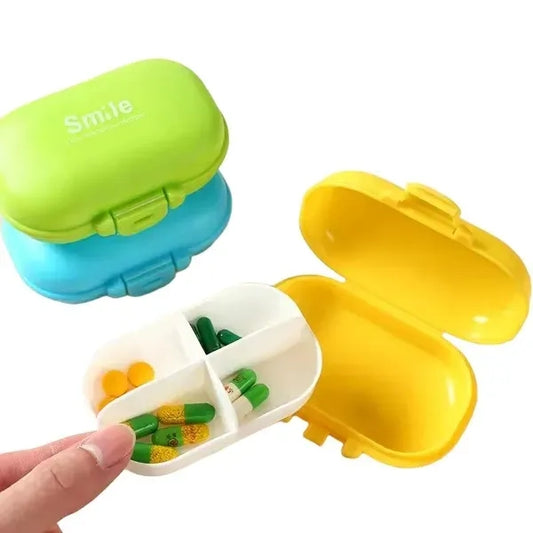 Pill Box with 4 Compartments