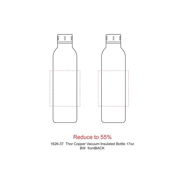 Thor Copper Vacuum Insulated Bottle 17oz
