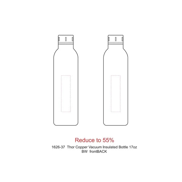 Thor Copper Vacuum Insulated Bottle 17oz