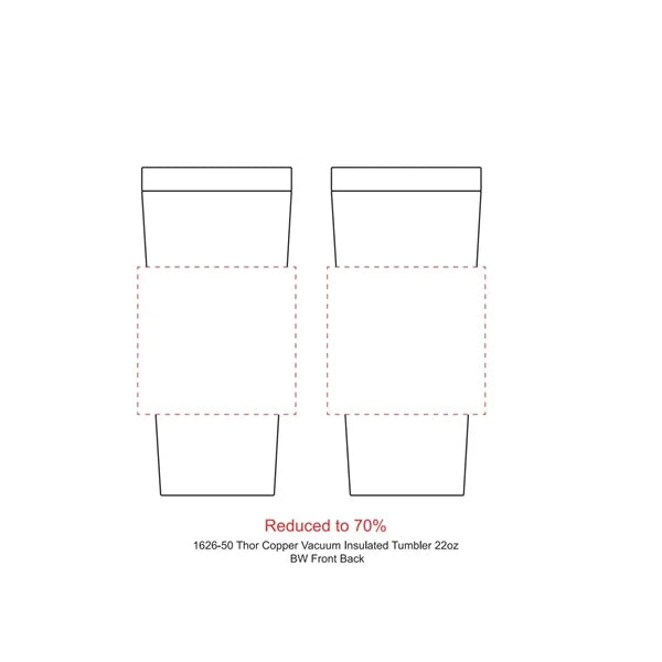 Thor Copper Vacuum Insulated Tumbler 22oz