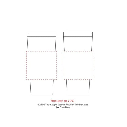Thor Copper Vacuum Insulated Tumbler 22oz