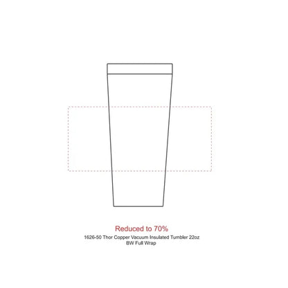 Thor Copper Vacuum Insulated Tumbler 22oz