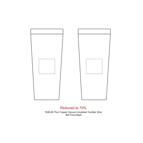 Thor Copper Vacuum Insulated Tumbler 22oz