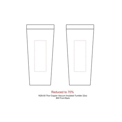 Thor Copper Vacuum Insulated Tumbler 22oz