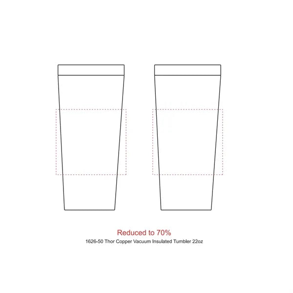 Thor Copper Vacuum Insulated Tumbler 22oz