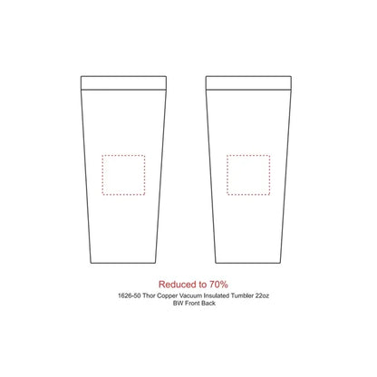 Thor Copper Vacuum Insulated Tumbler 22oz