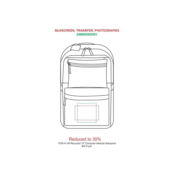 Aft Recycled 15" Computer Modular Backpack
