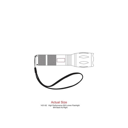 High Performance 500 Lumen Flashlight