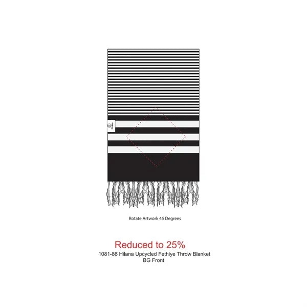 Hilana Upcycled Fethiye Throw Blanket